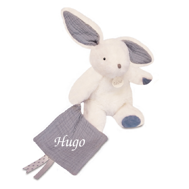 Doudou lapin bleu Clearance